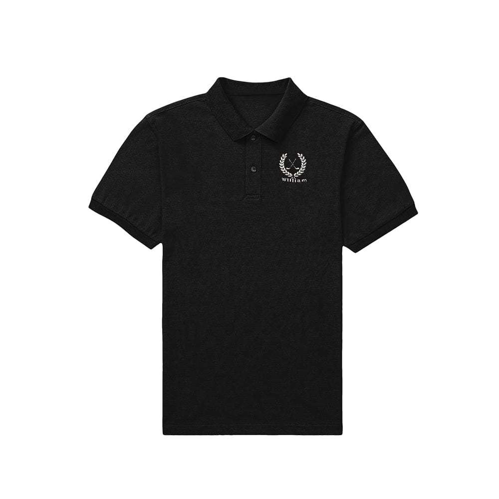 Personalized Golf Polo Shirt Embroidered Men's Short Sleeve Polo Shirt Gift for Him - GiftLab