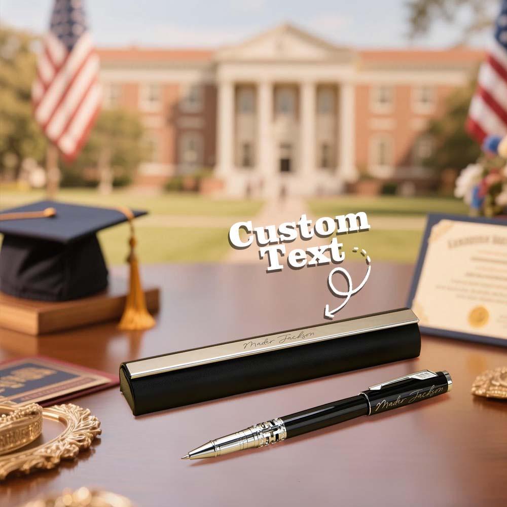 Personalized Executive Pen Groomsmen Gifts, Unique Engraved Gift For Her Gift For Him, Thank You Gift For Dad, Congratulations Gift for Boss