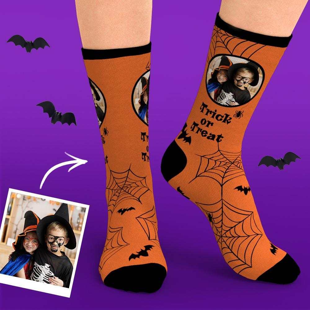 Halloween Gifts Custom Socks Funny Christmas Gift - Giftlab