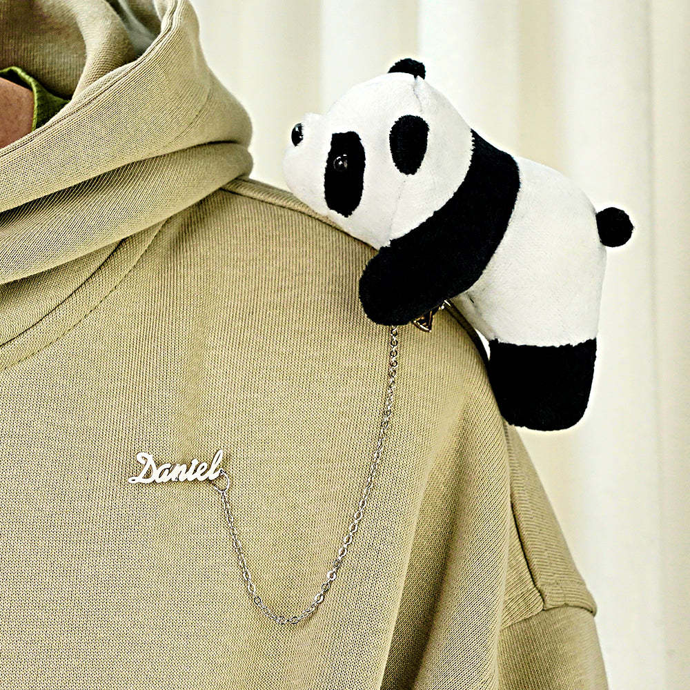 Custom Name Brooch Cartoon Doll Funny Gift - NameNecklace
