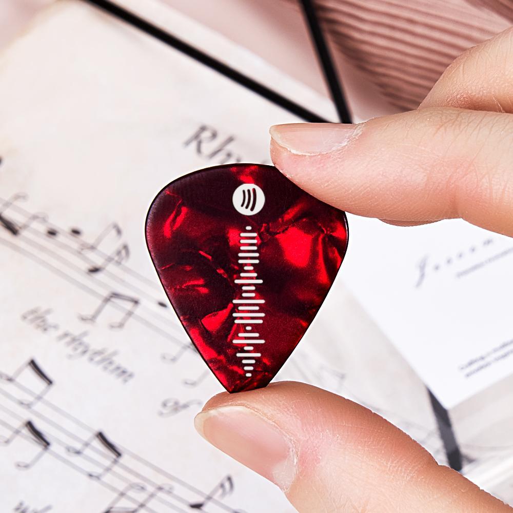 Personalized Photo Guitar Pick Unique Pattern Guitar Pick Gifts 6Pcs - NameNecklace