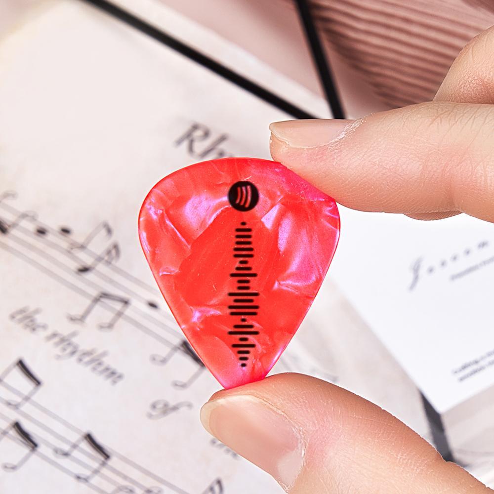 Personalized Photo Guitar Pick Unique Pattern Guitar Pick Gifts 6Pcs - NameNecklace