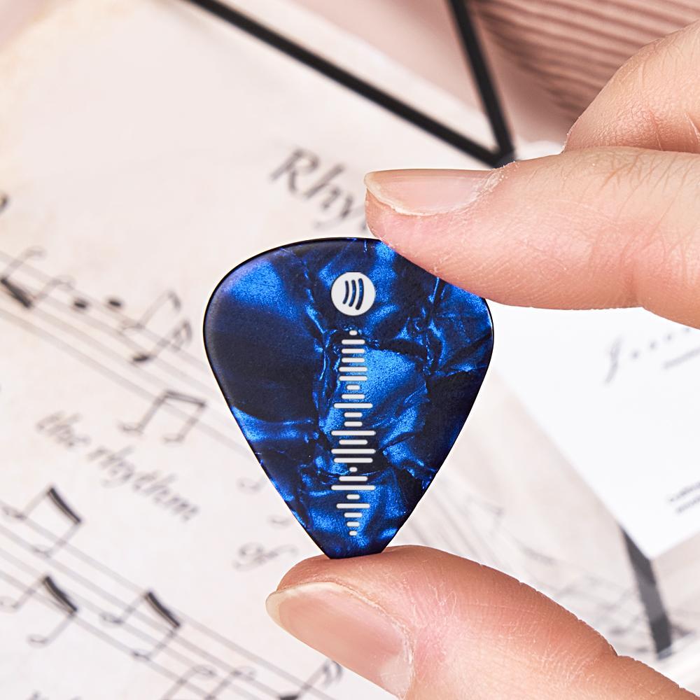 Personalized Photo Guitar Pick Unique Pattern Guitar Pick Gifts 6Pcs - NameNecklace