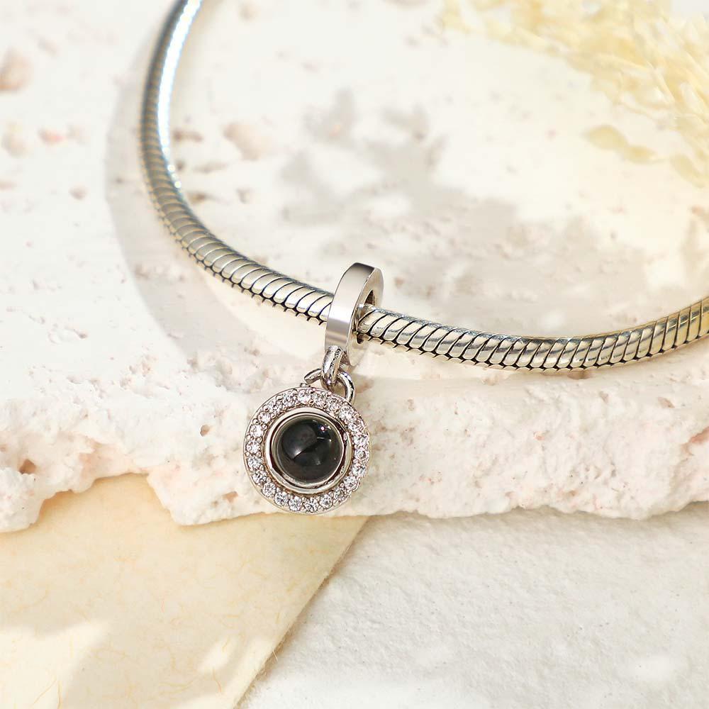 Custom Projection Charm Diamond Swing Beautiful Gift - NameNecklace
