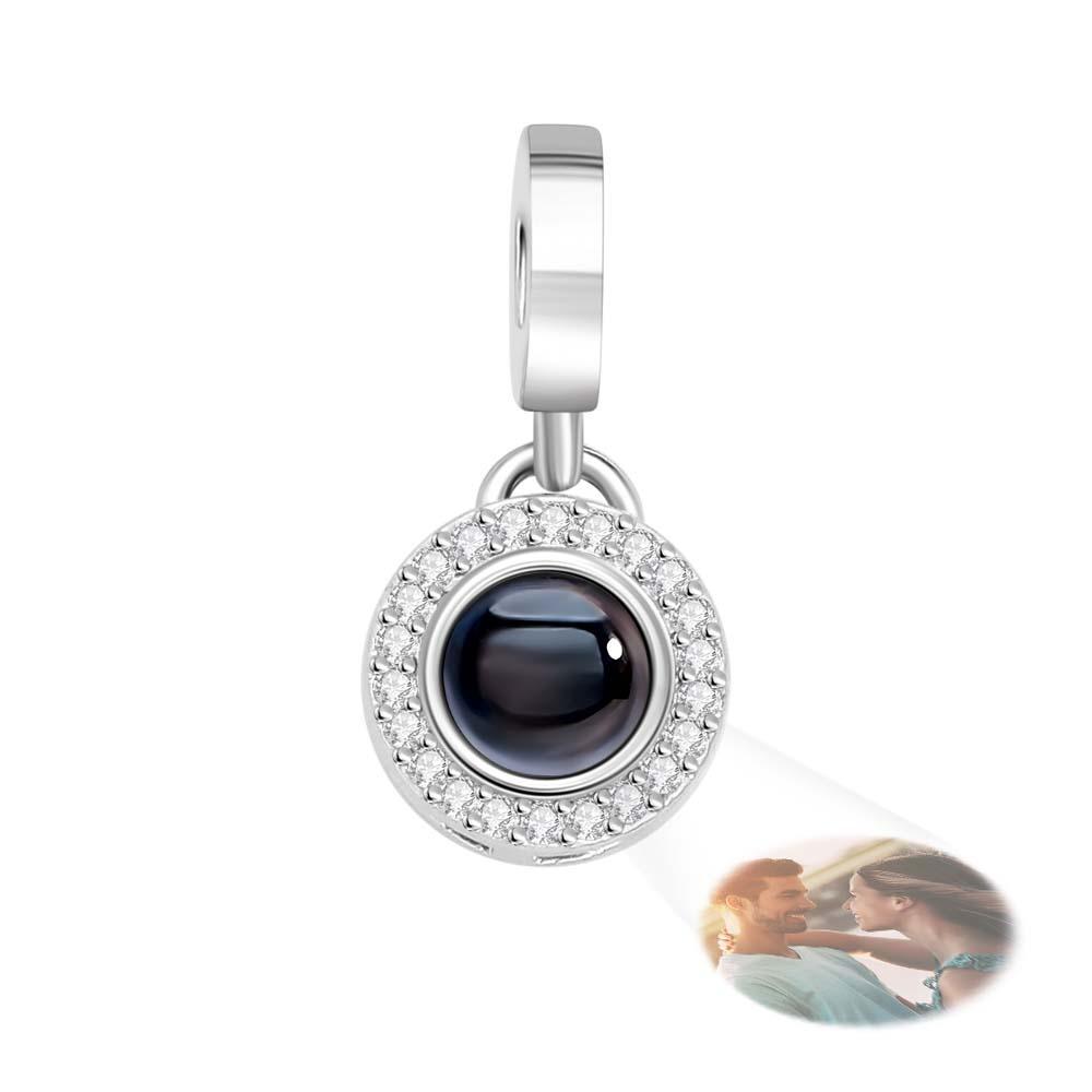 Custom Projection Charm Diamond Swing Beautiful Gift - NameNecklace