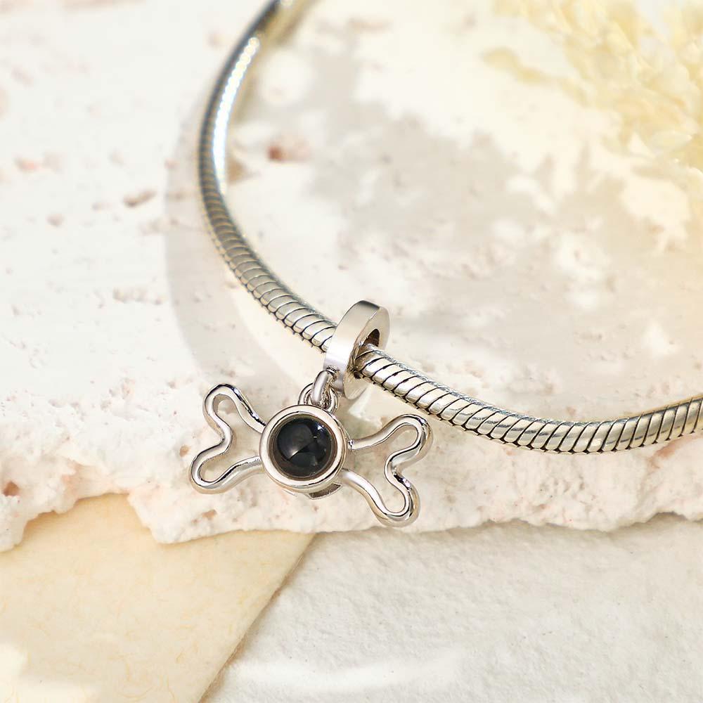 Custom Projection Charm Swing Bone Pet Gift - NameNecklace
