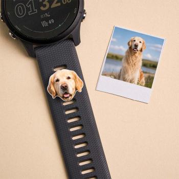Customized Pictures Apple Watch Charm, Apple Watch Band Stud, Watch Strap Pin, Pet Lover Gifts, Personalized Memorial Gifts