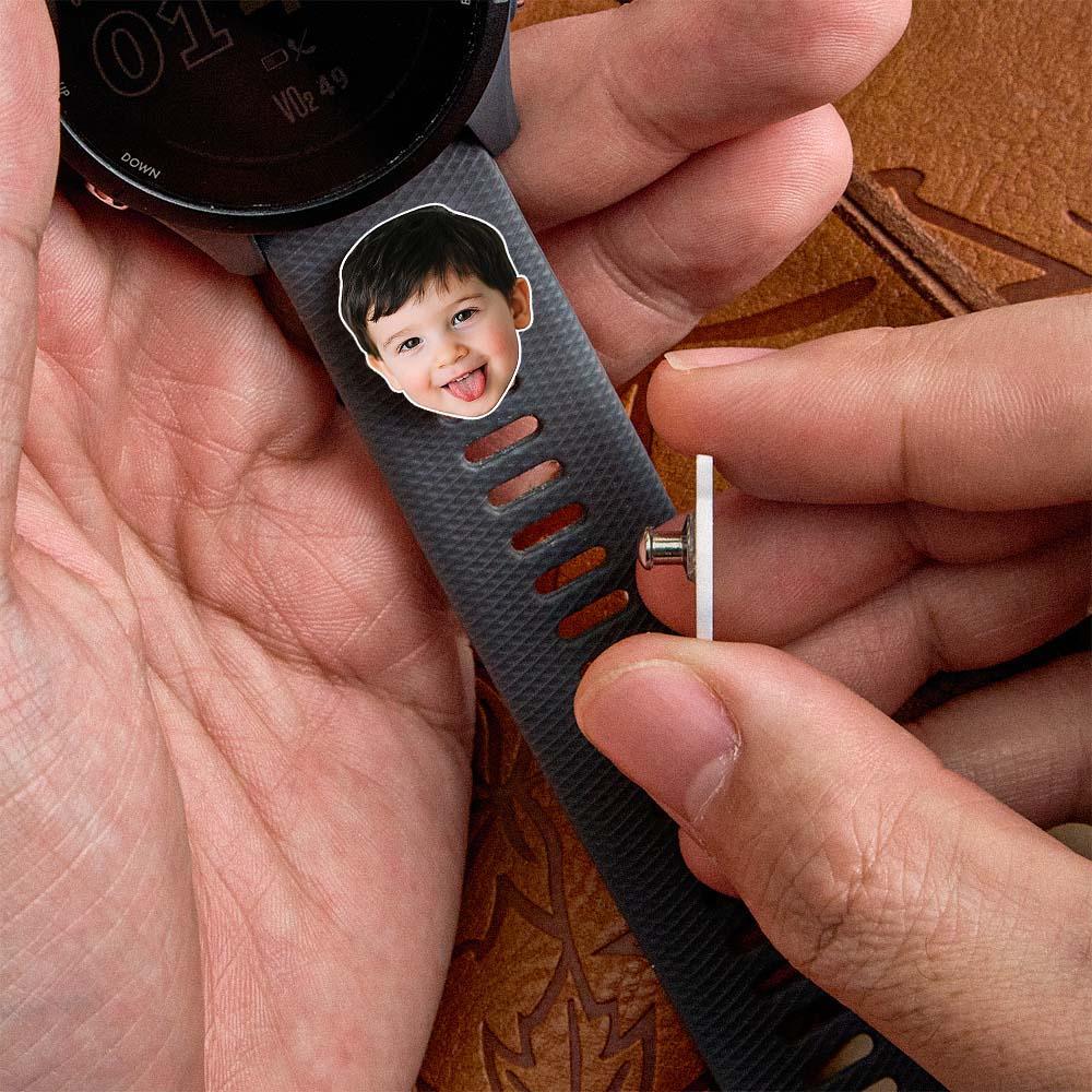 Customized Pictures Apple Watch Charm, Apple Watch Band Stud, Watch Strap Pin, Pet Lover Gifts, Personalized Memorial Gifts