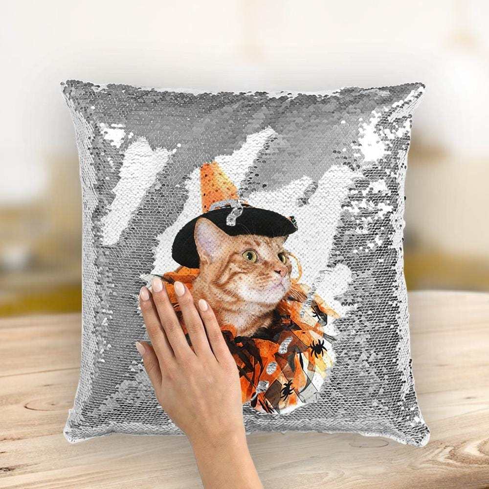 Halloween Gift Magic Sequin Pillow - 10 Colors - Giftlab