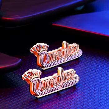 Personalized Crown Name Earrings Initial Name Hip Hop Earrings Trendy Jewelry Gift For Men - NameNecklace