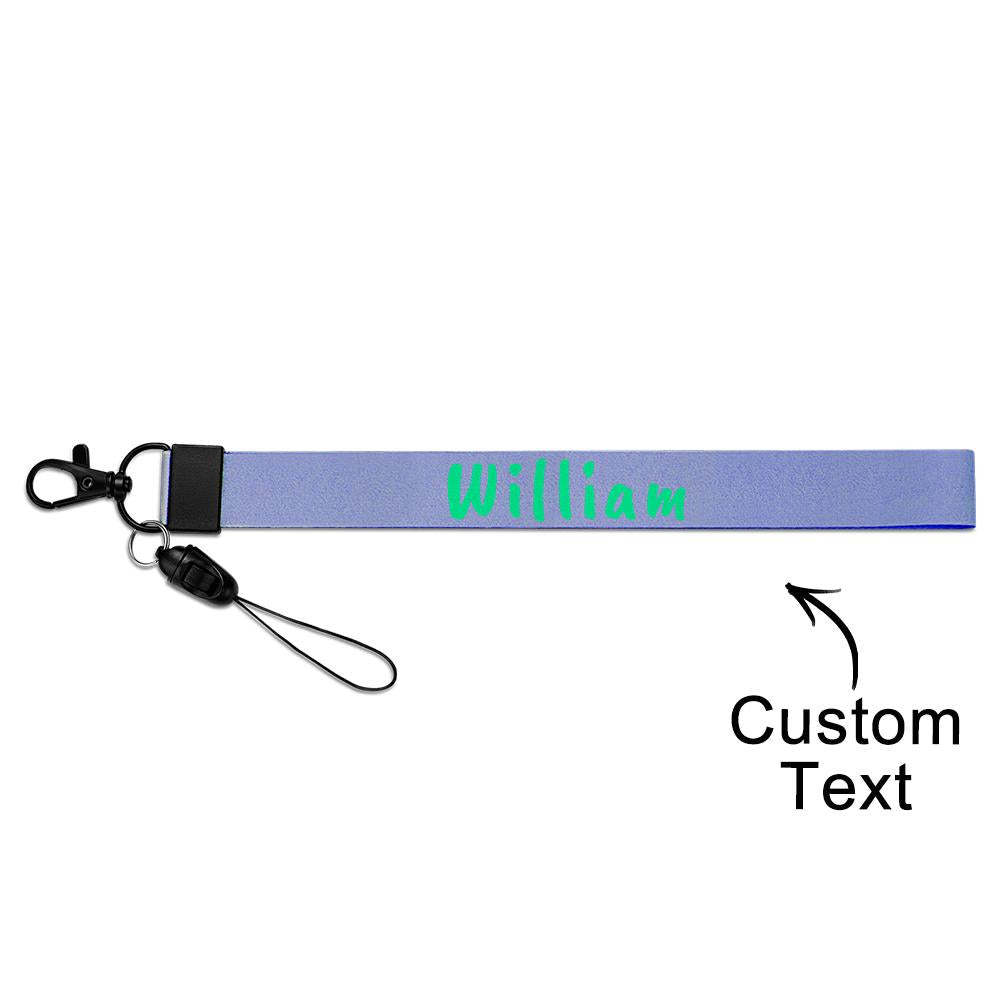 Personalized Text Bag Strap Fashion Belt keychain Decor For Him - NameNecklace