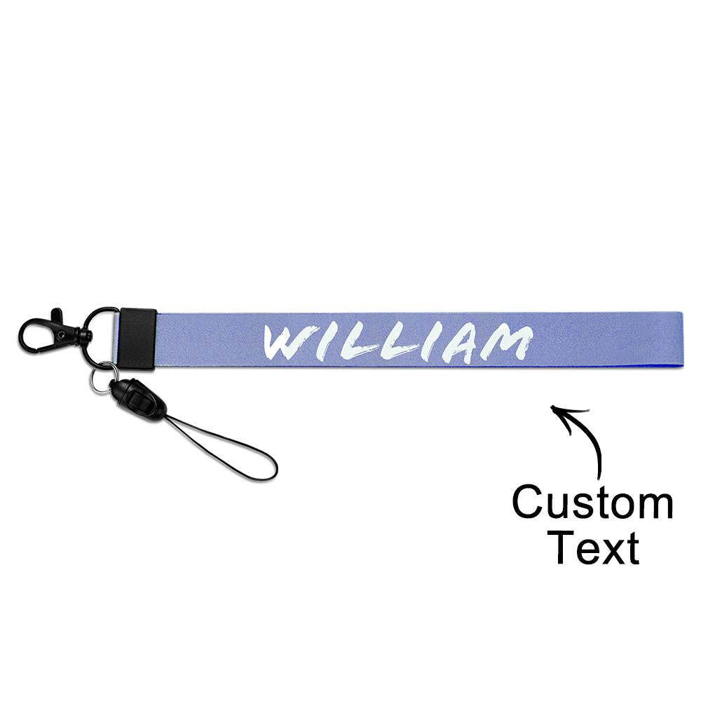 Personalized Text Bag Strap Fashion Belt keychain Decor For Him - NameNecklace