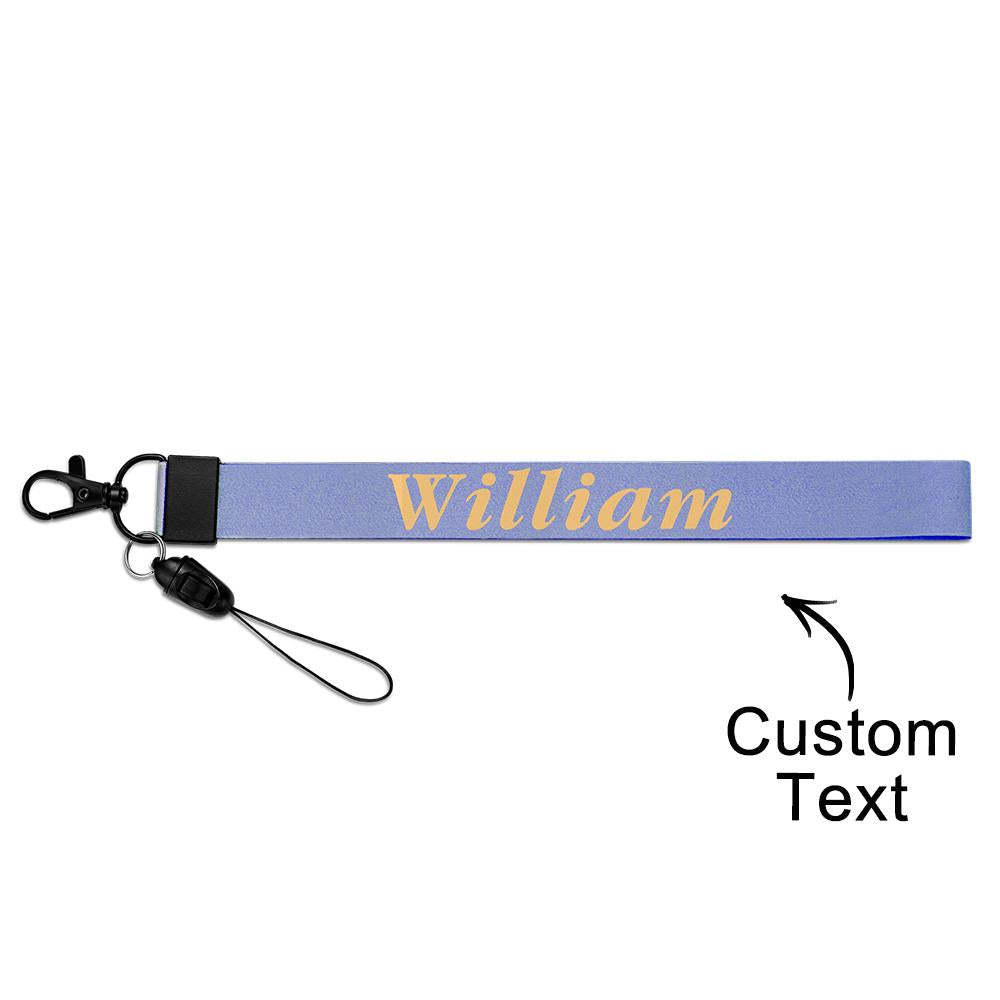 Personalized Text Bag Strap Fashion Belt keychain Decor For Him - NameNecklace