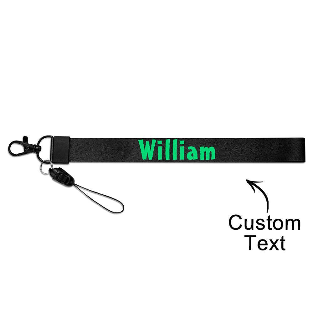 Personalized Text Bag Strap Fashion Belt keychain Decor For Him - NameNecklace