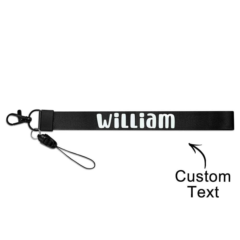 Personalized Text Bag Strap Fashion Belt keychain Decor For Him - NameNecklace