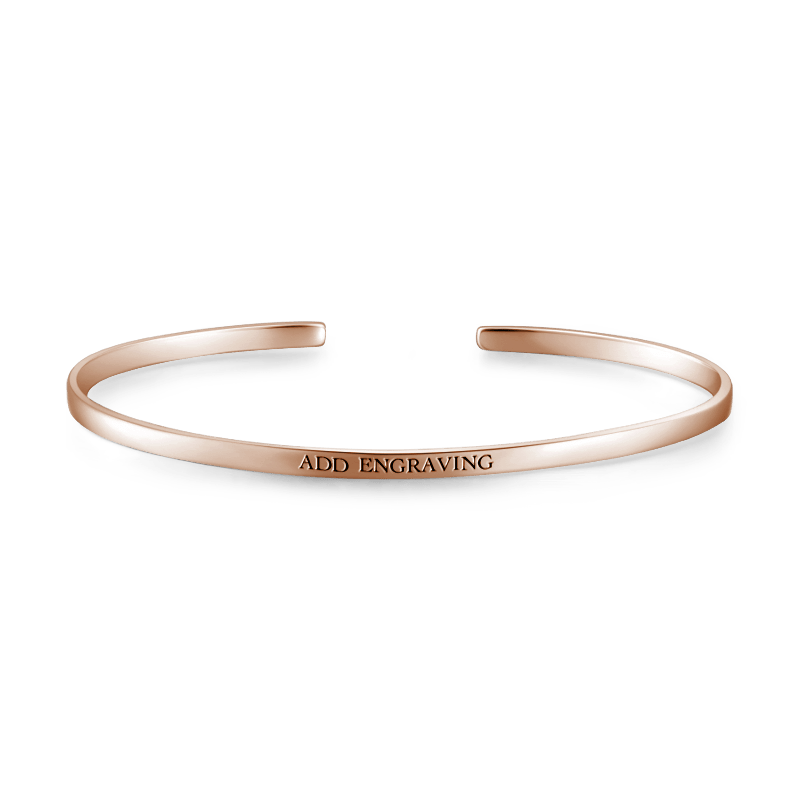 Customizable Bangle Rose Gold