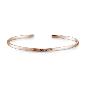 Customizable Bangle Rose Gold