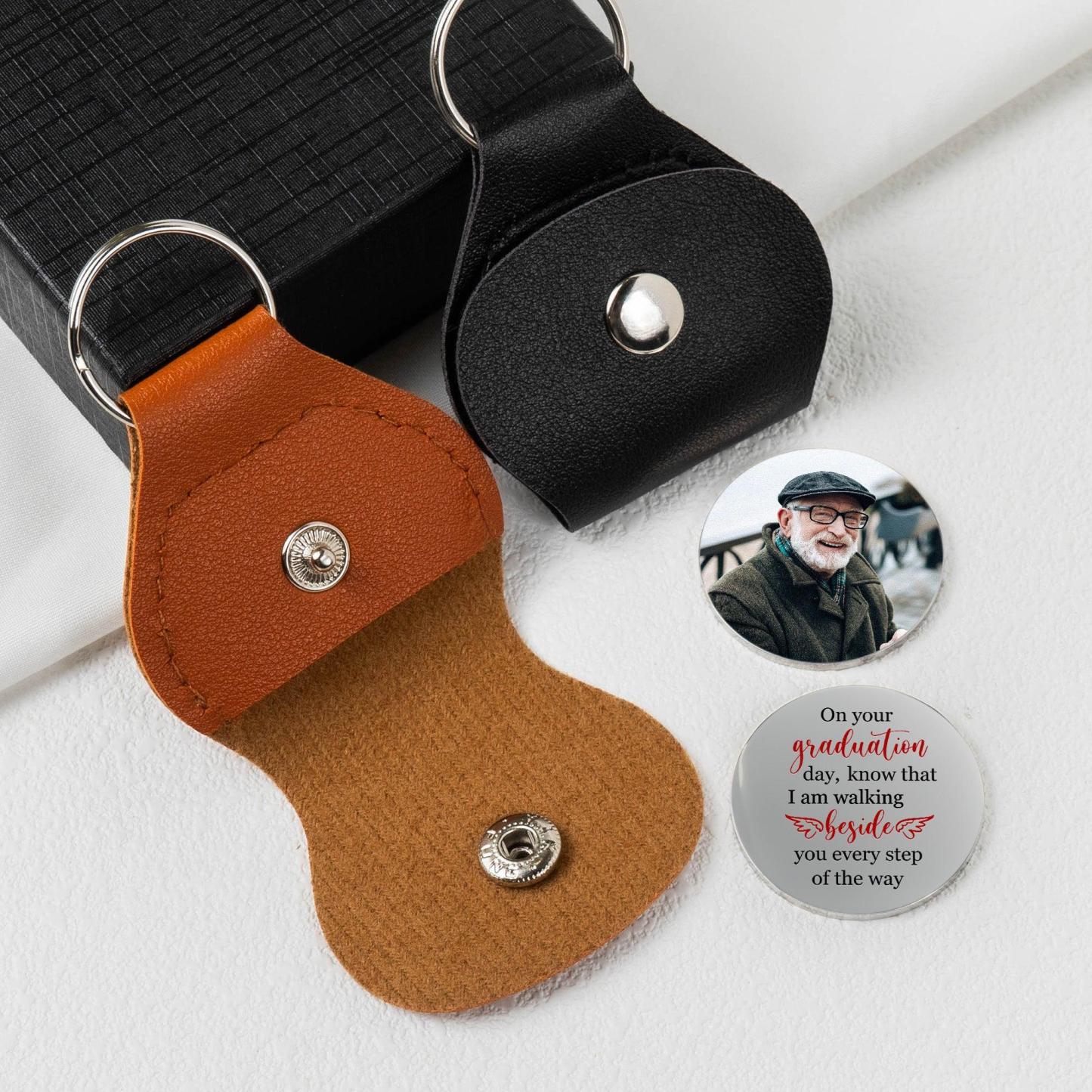 Graduation Walking Beside You Every Step - Personalized Pocket Hug