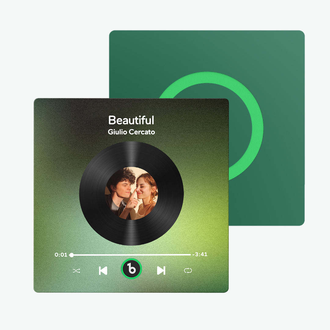 Custom Music Fridge Magnet Photo Colorful Album Fridge Magnet Music Wall Photo Sticker - NameNecklace