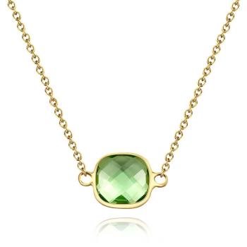 Custom Birthstone Necklace Simple Unique Romantic Gifts - NameNecklace