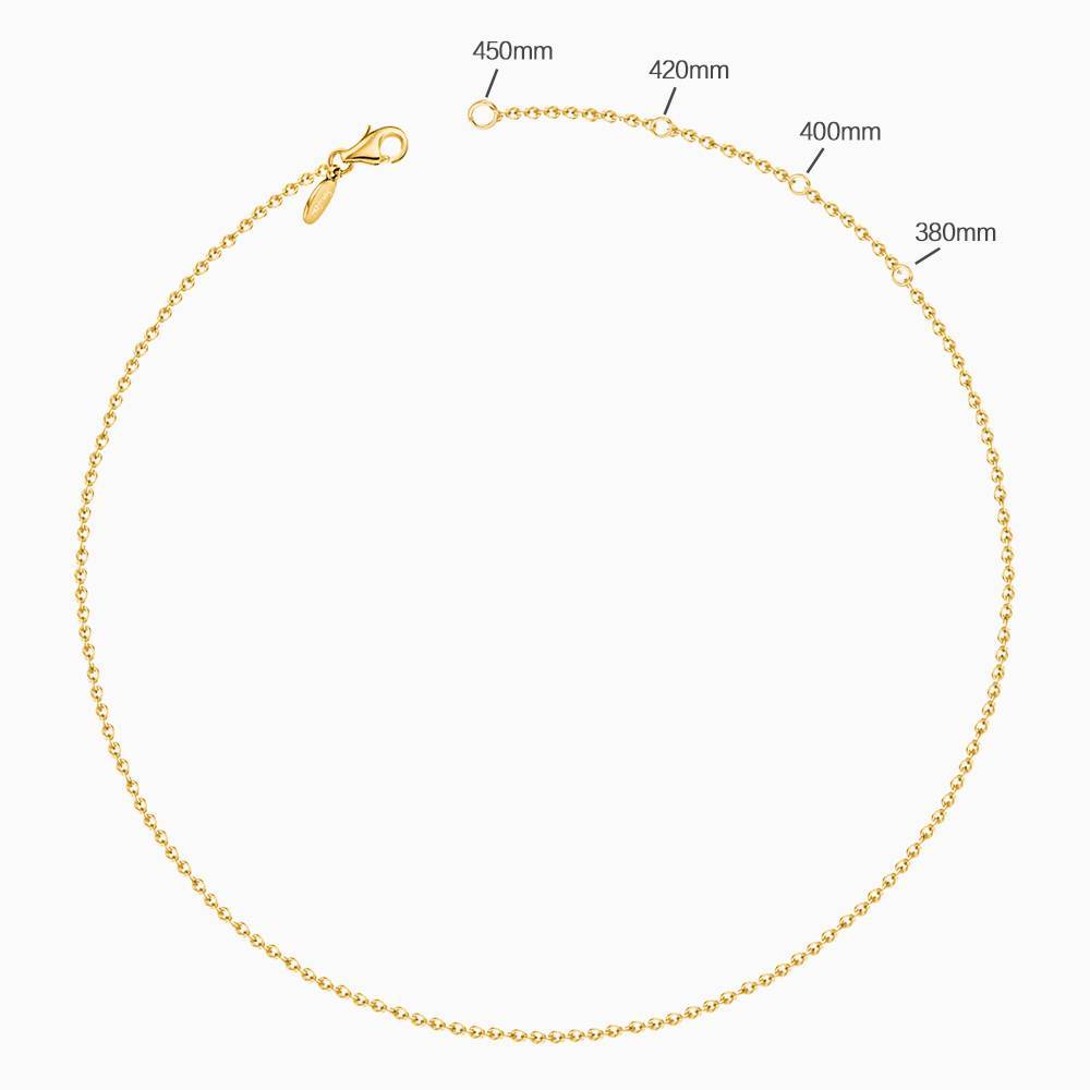 Heart Tag Personalized Birthstone Necklace With Engraving 14k Gold Plated Silver
