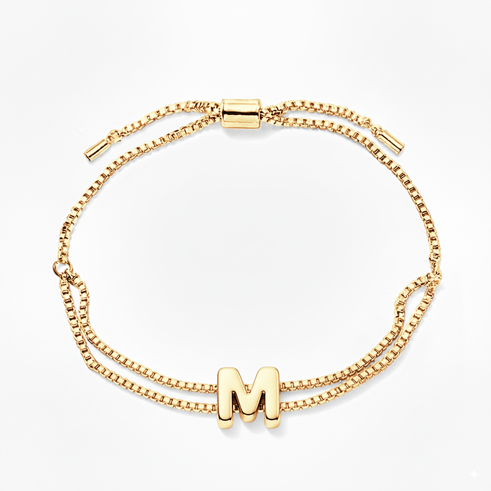 Custom Bubble Letter Name Bracelet Personalized Name Bracelet Engraved