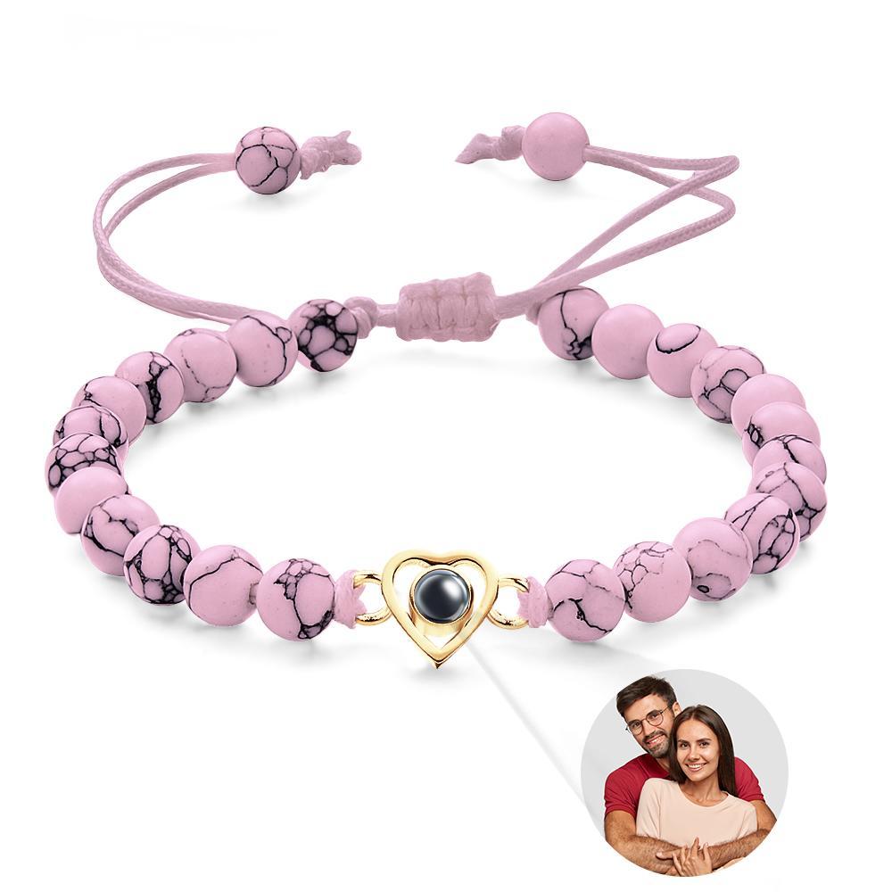 Custom Projection Bracelet Unique Romantic Couple Gift - NameNecklace