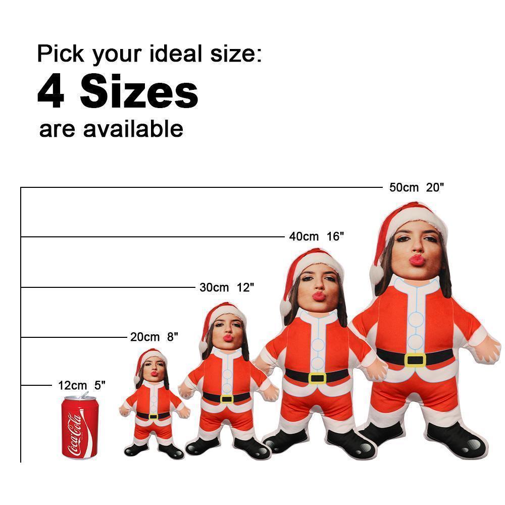 My Face Doll Custom Dolls Personalized Photo Pillow MiniMe Doll Gift for Her - Get Photo Blanket