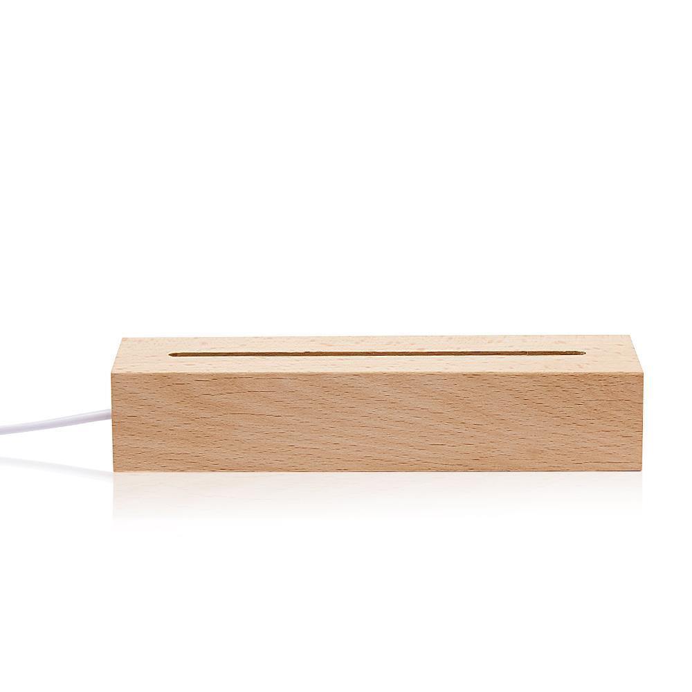 Spotify Code Night Light Base Wooden Gifts us