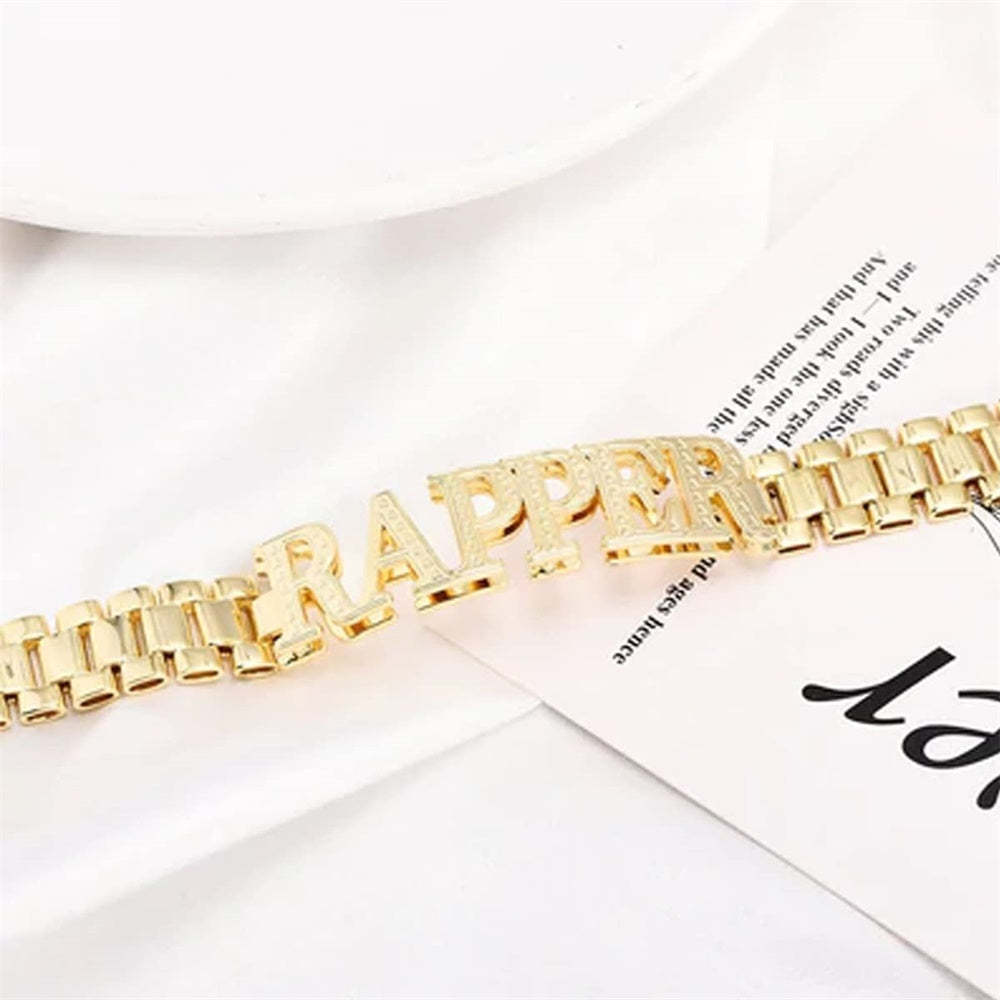 Personalized Name Bracelet Hip Hop Bracelet Trendy Jewelry Gifts For Men - NameNecklace