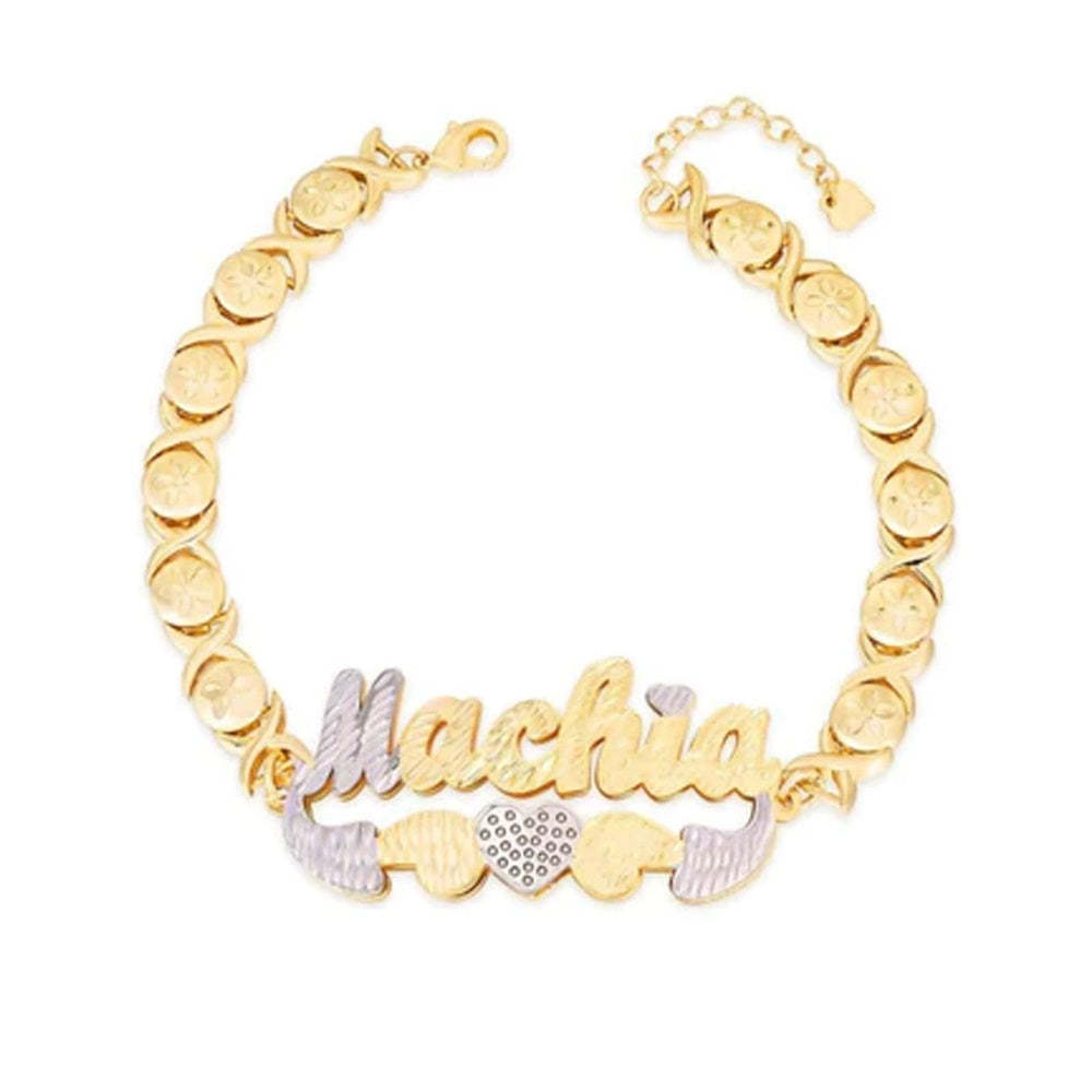 Personalized Name Bracelet Initial Chain Bracelet Jewelry Gifts For Men - NameNecklace