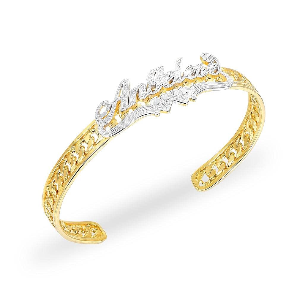 Personalized Name Bracelet Hollow Out Adjustable Bracelet Jewelry Gifts For Women - NameNecklace