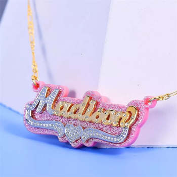 Personalized Name Necklace Unique Colorful Necklace Gifts for Girls - NameNecklace