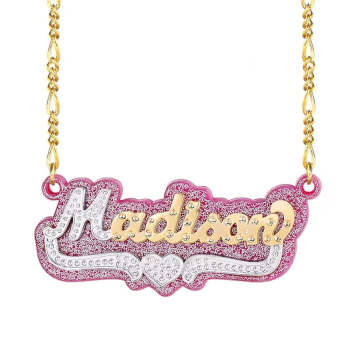Personalized Name Necklace Unique Colorful Necklace Gifts for Girls - NameNecklace