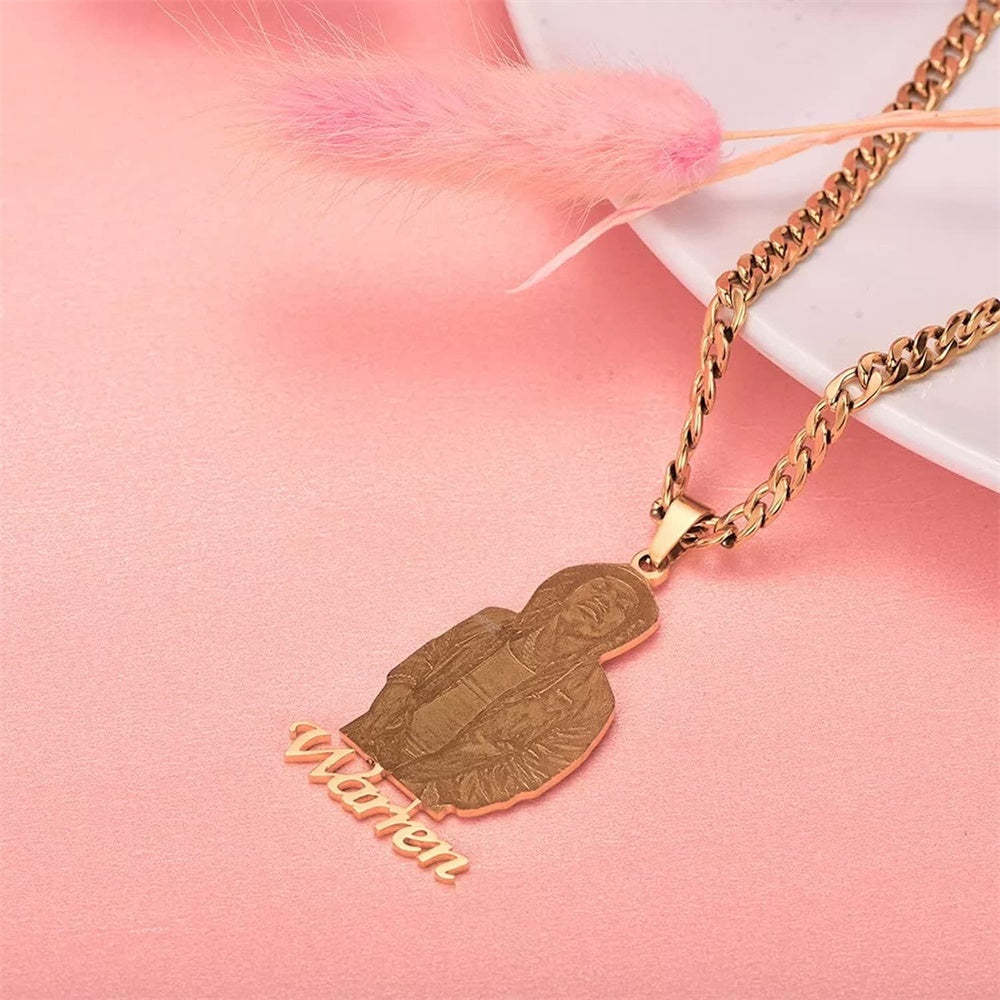 Personalized Photo Necklace With Name Fashion Necklace Jewelry Gifts for Women - NameNecklace