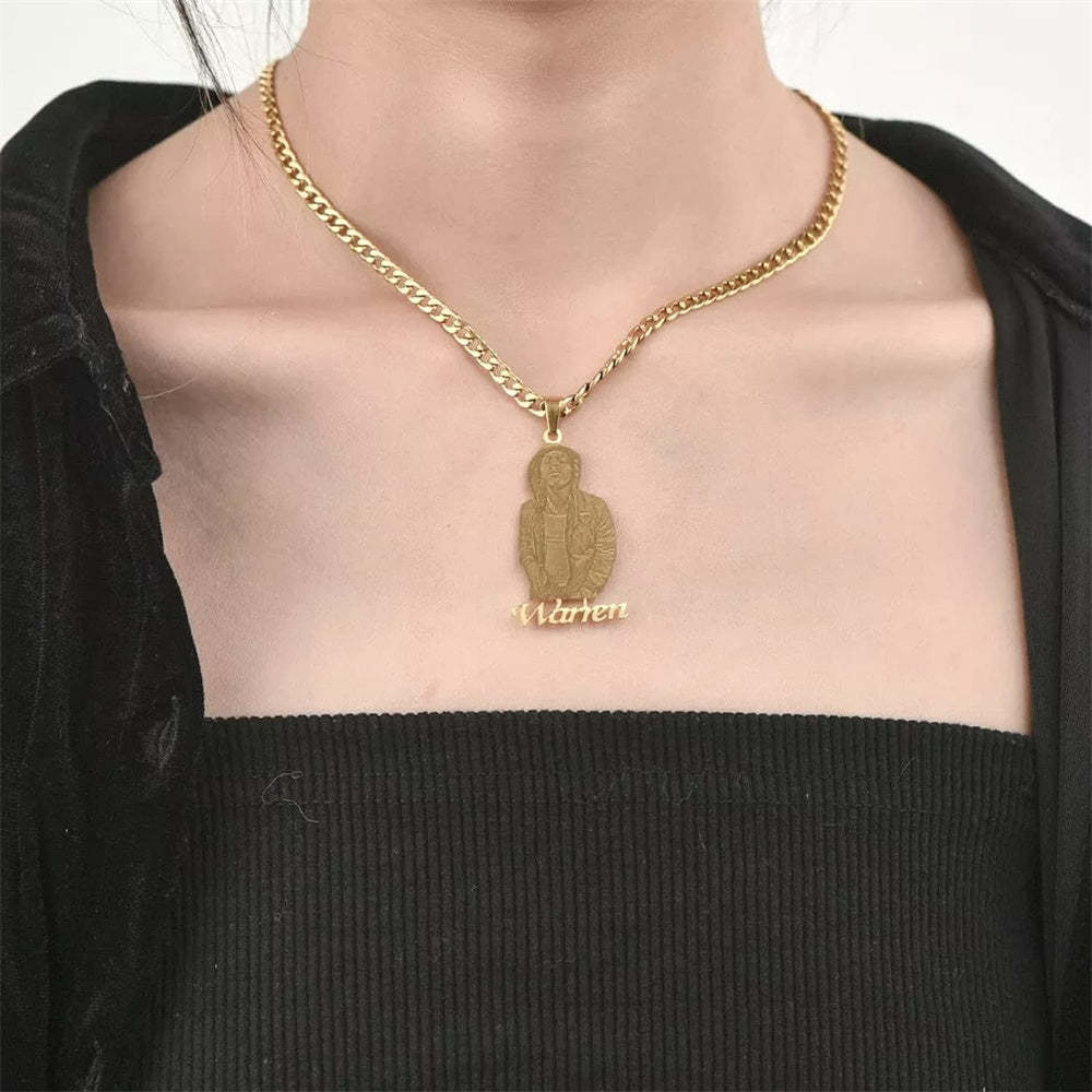 Personalized Photo Necklace With Name Fashion Necklace Jewelry Gifts for Women - NameNecklace