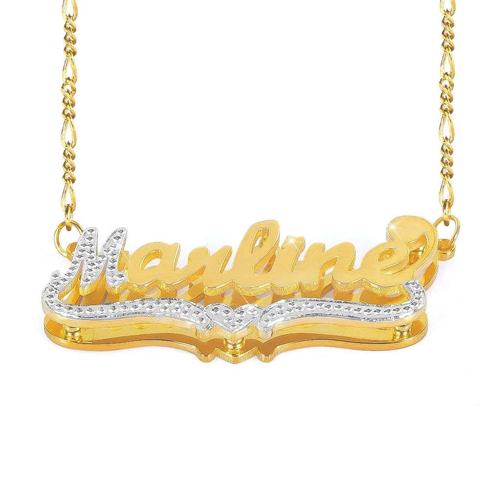 Personalized Name Necklace Initial Bling Deco Necklace Gifts for Women - NameNecklace