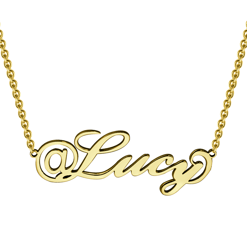 Name Necklace @ 14K Gold Plated