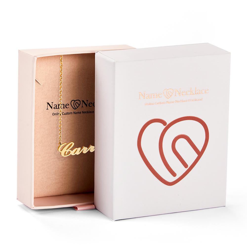 Name Necklace Gift Box
