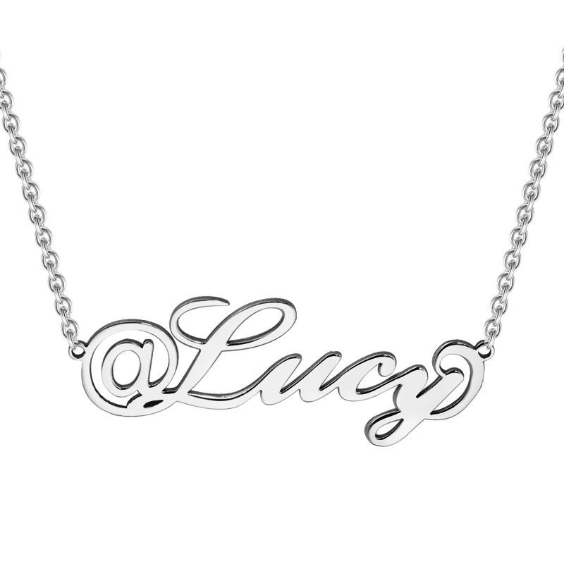 Name Necklace @ Sign Silver