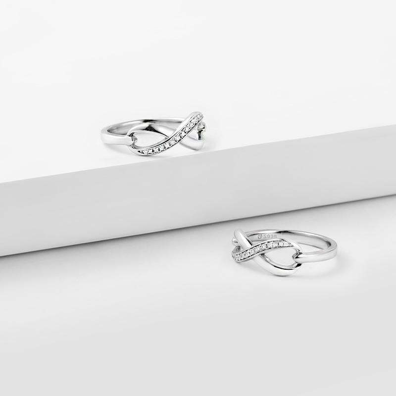 Infinite Love Eternity Ring Silver