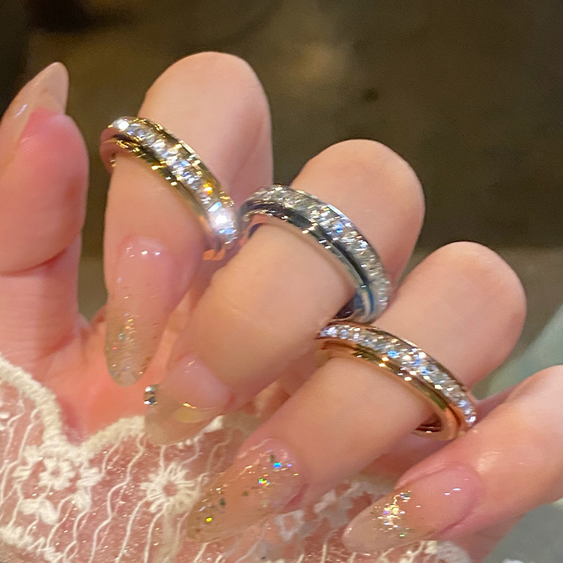 Cosmic Orbit Starry Spinner Ring – Touch the Stars with a Rotatable Sky Band Rotating Starlit Band for Stress Relief & Style