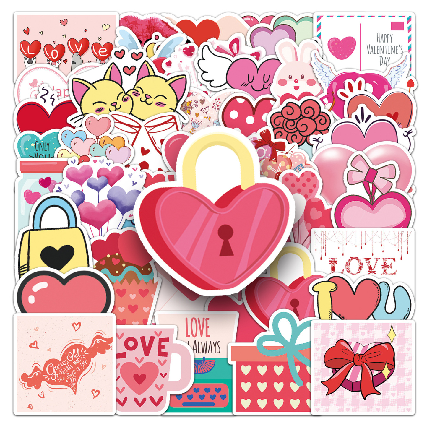 Cartoon DIY personality Valentine's Day ins Style Decoration Guka Scooter Car Trunk Sticker