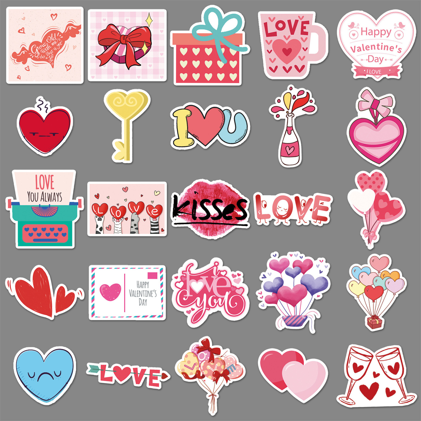 Cartoon DIY personality Valentine's Day ins Style Decoration Guka Scooter Car Trunk Sticker