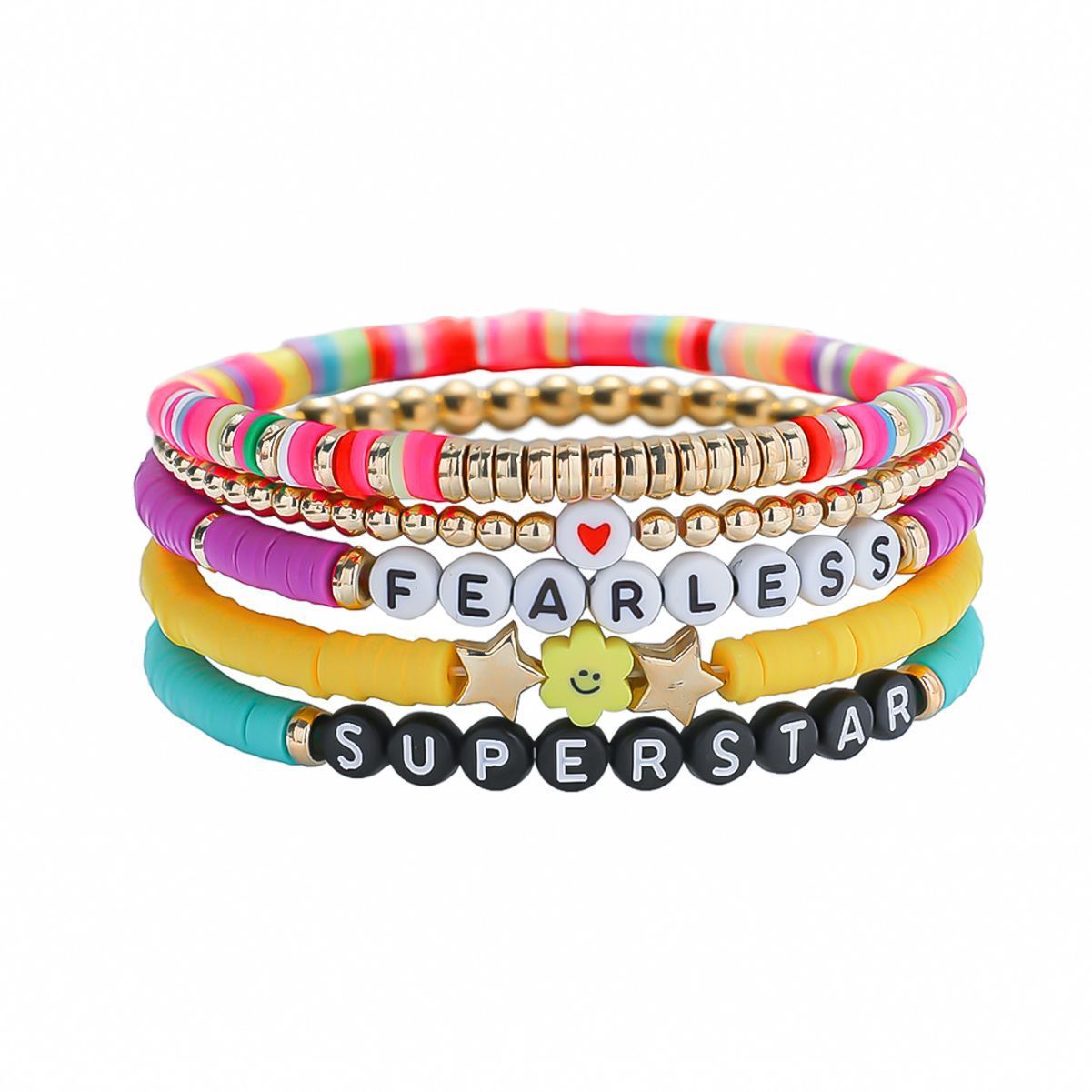 DIY Stretch Word Bracelet Christmas Charm Surprise Blind Box Bracelet 24 Calendar Countdown Gift Box for Kids - NameNecklace
