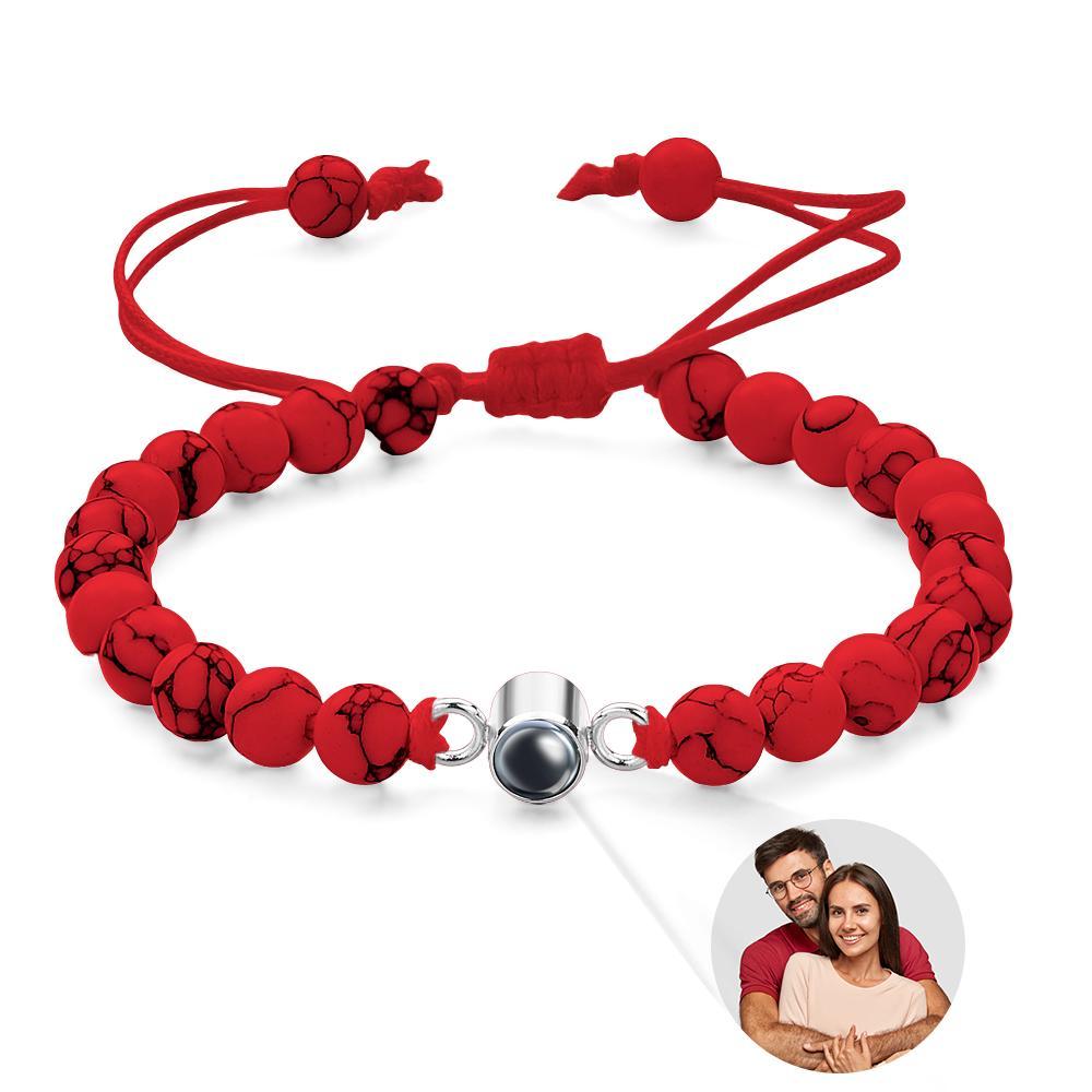 Custom Projection Bracelet Unique Romantic Couple Gift - NameNecklace