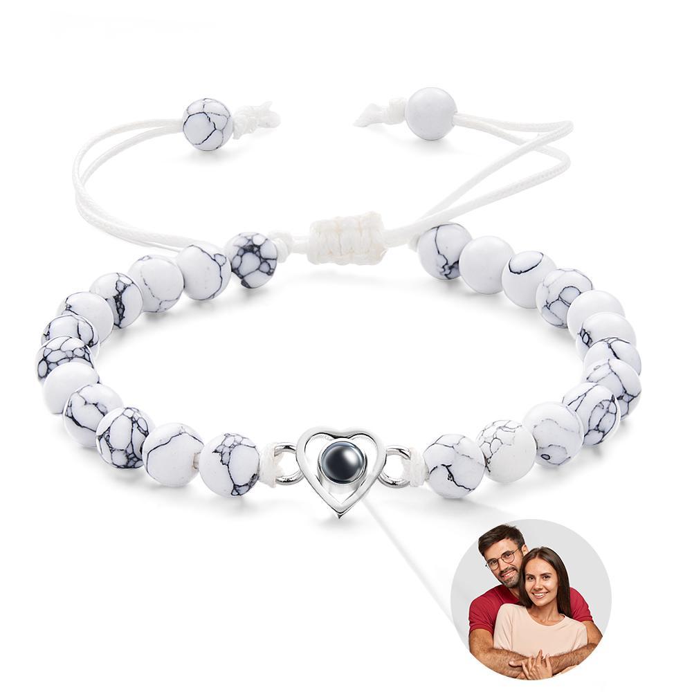 Custom Projection Bracelet Unique Romantic Couple Gift - NameNecklace