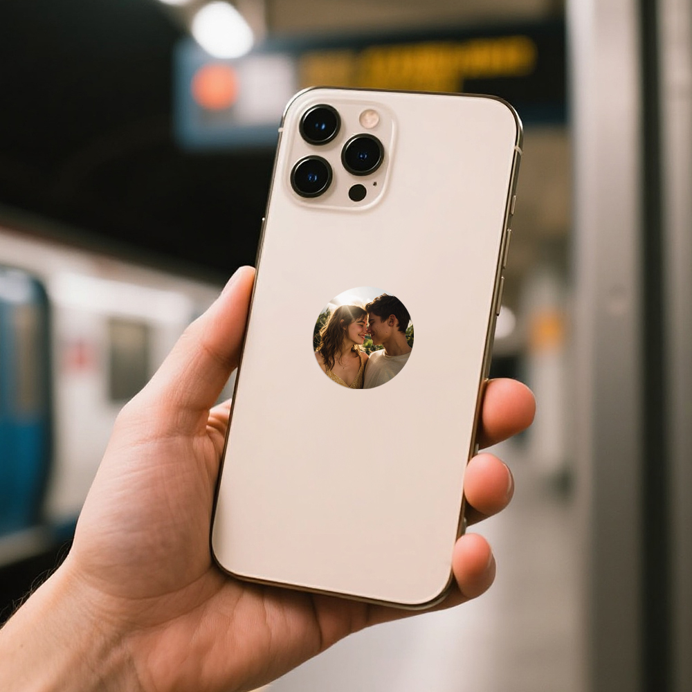 Custom Photo NFC Sticker for Phone All-in-One Personalized Photo NFC Tag Personalized NFC Tag for Access Cards, Music, & Links