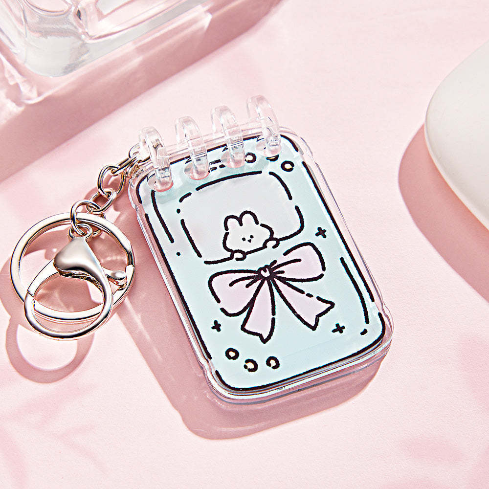 Custom Photo Acrylic Cellphone Keychain Valentine's Day Gifts - NameNecklace