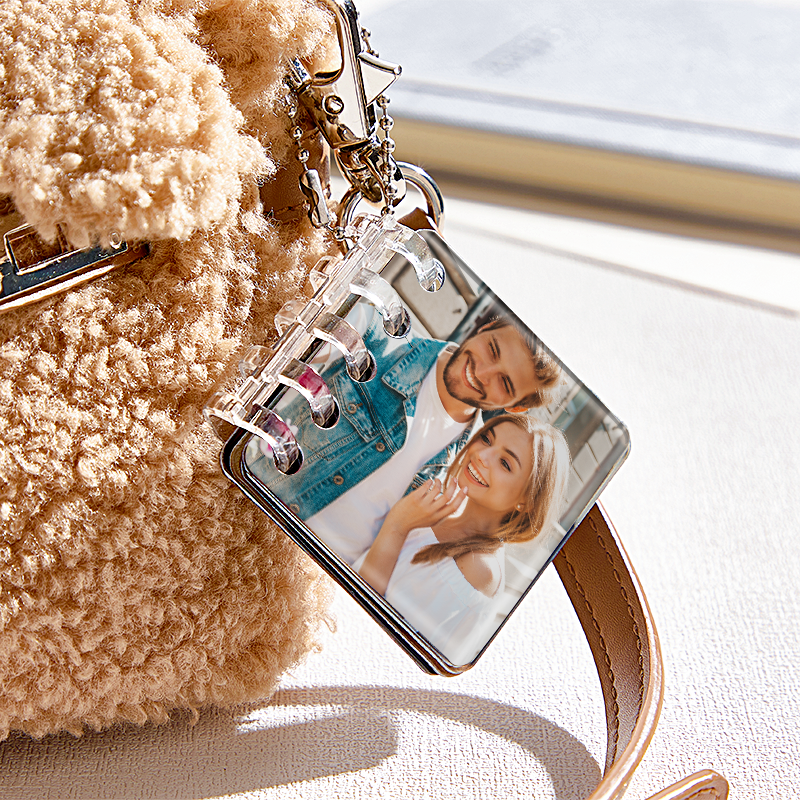 Custom Mini Album CD Keychain Personalized Music Gift Music Lover Keychain CD Album - namenecklace